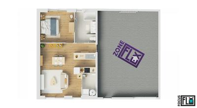 Maison - 50 m² - 2 pièces