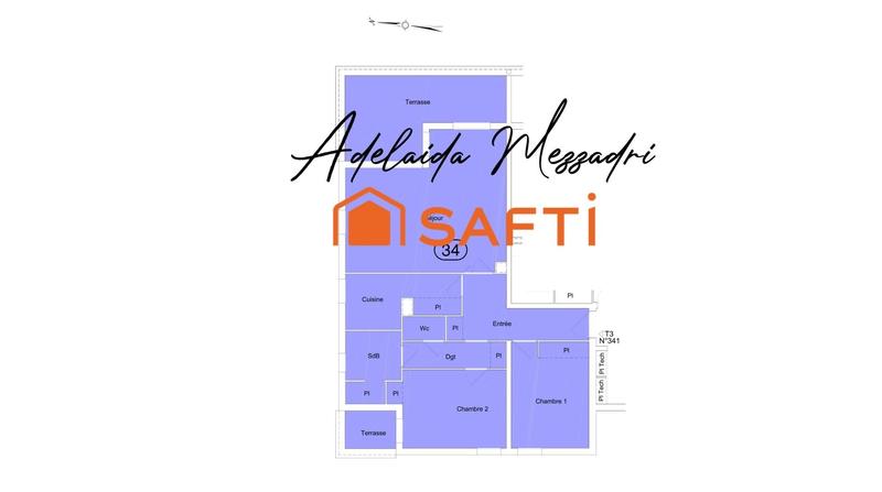 Appartement - 79 m² - 3 pièces