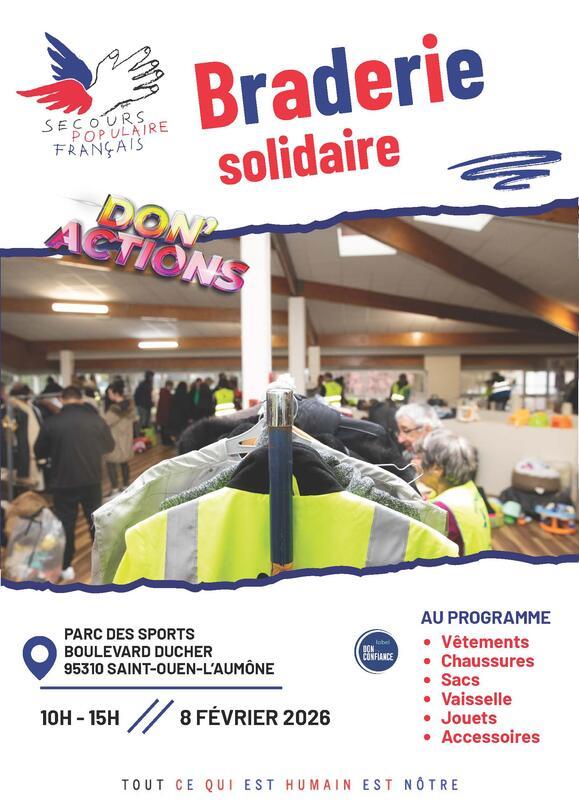 Grande braderie solidaire du secours populaire