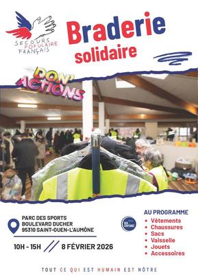 Grande braderie solidaire du secours populaire