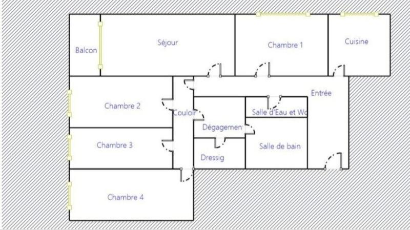 Appartement - 96 m² - 5 pièces