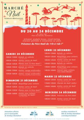Programme du Marché de Noël