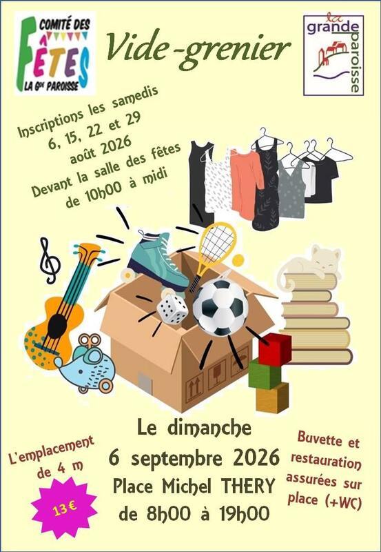 Vide grenier du comité des fêtes