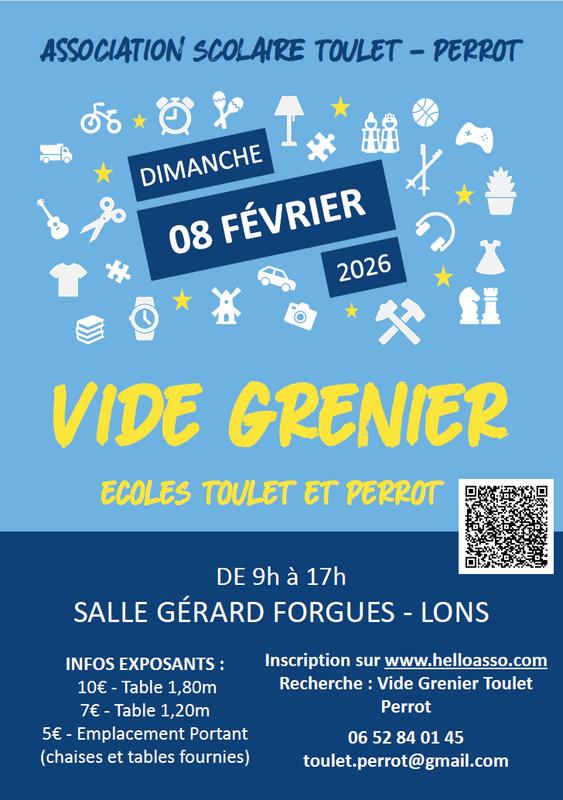 Vide grenier de l'association scolaire toulet perrot