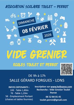 Vide grenier de l'association scolaire toulet perrot
