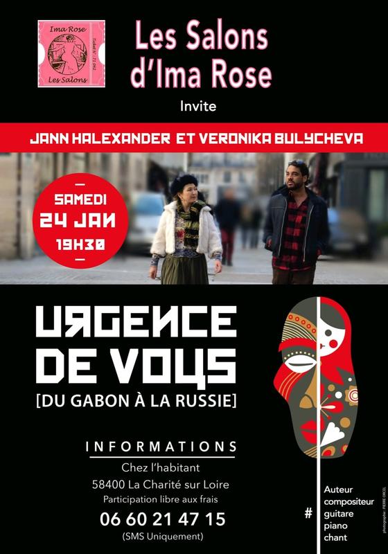 'Urgence de Vous, du Gabon à la Russie' à la Charité-sur-Loire, 24/01/2026