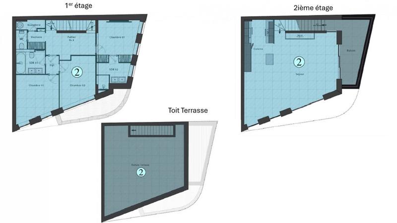 Appartement - 110 m² - 4 pièces