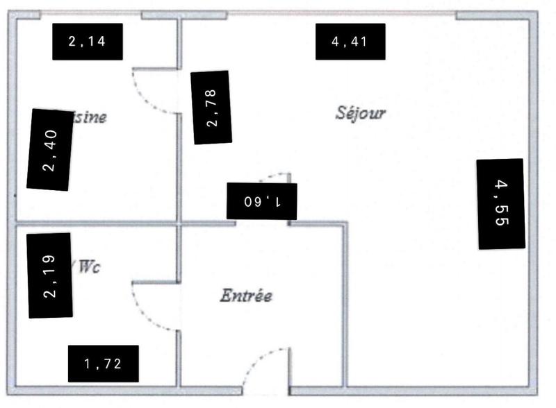 Appartement - 29 m² - 1 pièce