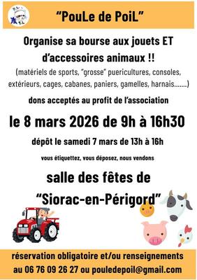Bourse aux jouets et accessoires animaux