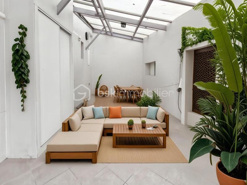 Maison de ville - 90 m² - 5 pièces