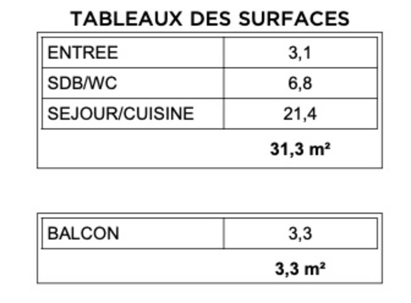Appartement - 31 m² - 1 pièce