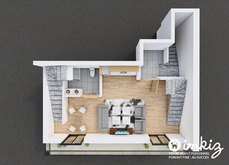 Appartement - 41 m² - 3 pièces