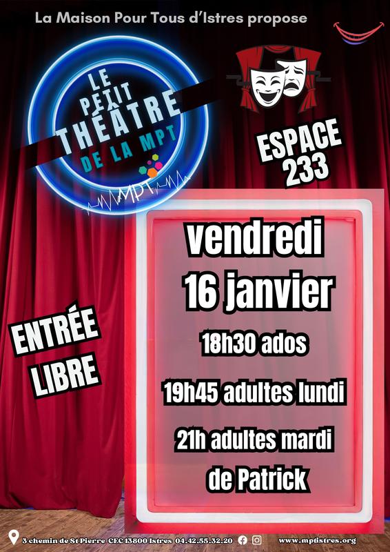 Le petit théâtre de la Mpt