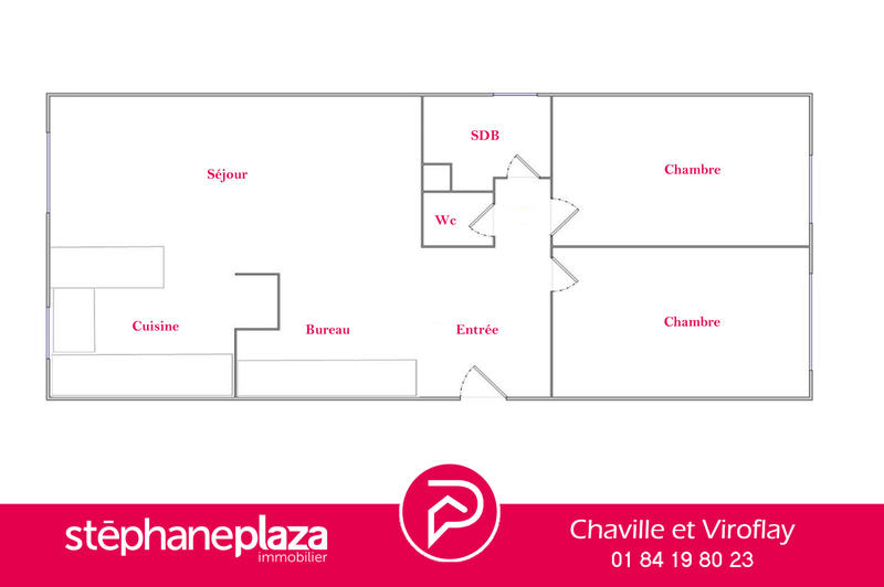 Appartement - 57 m² - 3 pièces