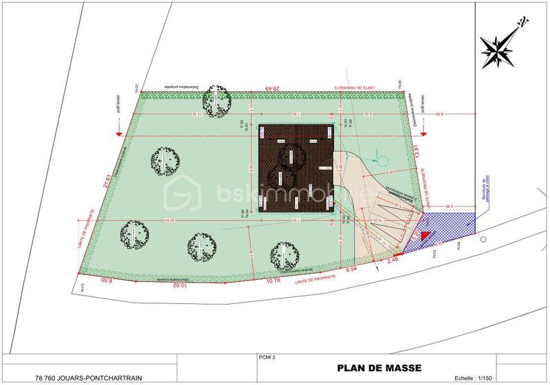 Terrain constructible - 700 m²