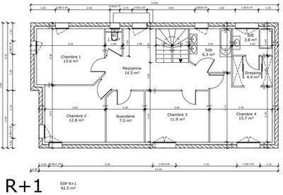 Maison contemporaine - 156 m² - 5 pièces