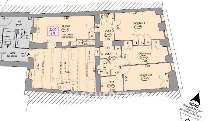 Appartement - 112 m² - 4 pièces