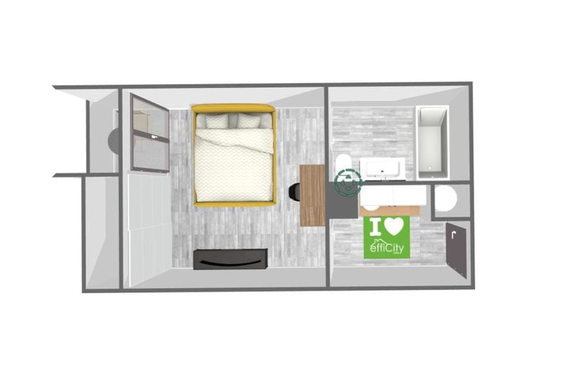 Appartement - 21 m² - 1 pièce