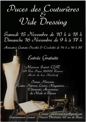 Puces des couturières et vide dressing