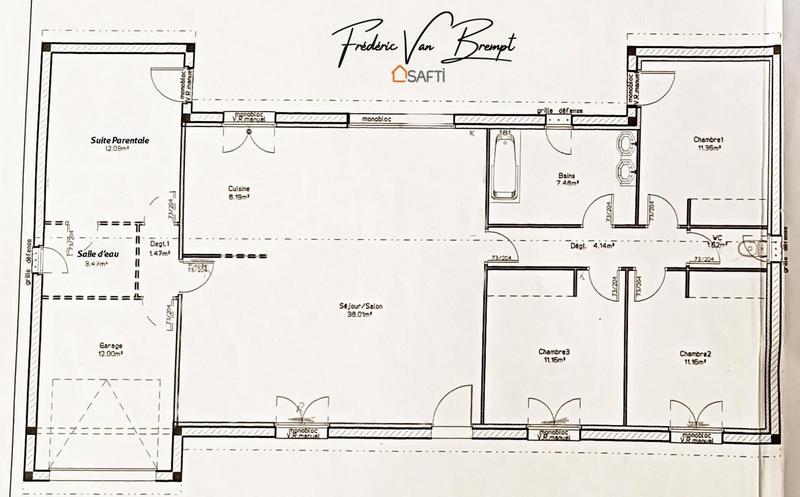 Maison - 110 m² - 5 pièces