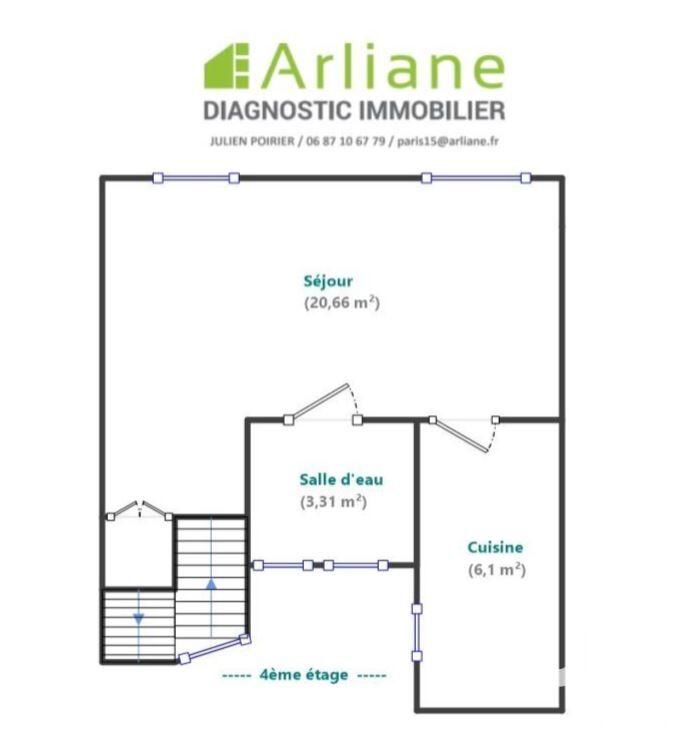 Appartement - 30 m² - 1 pièce
