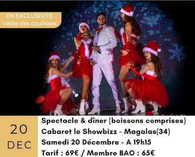 Spectacle Cabaret le Showbizz / Magalas
