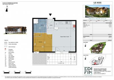 Appartement - 42 m² - 2 pièces