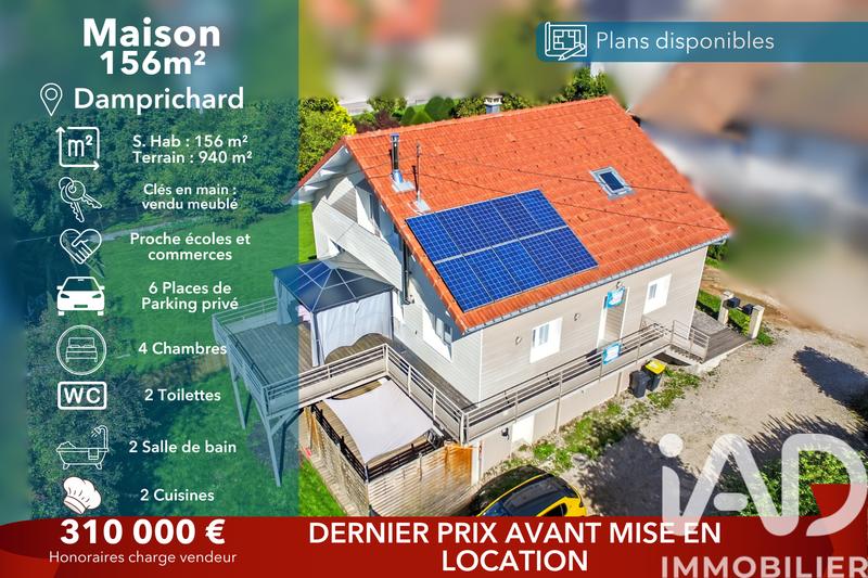 Maison - 157 m² - 6 pièces