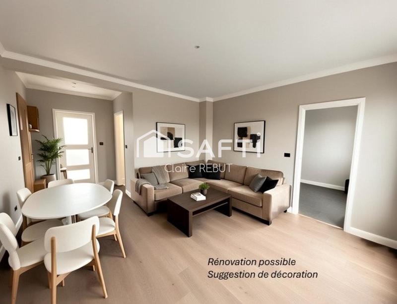 Appartement - 56 m² - 3 pièces