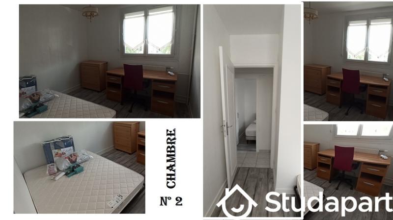 Chambre - 9 m² - 1 pièce