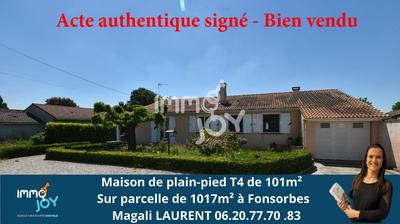 Maison - 101 m² - 4 pièces