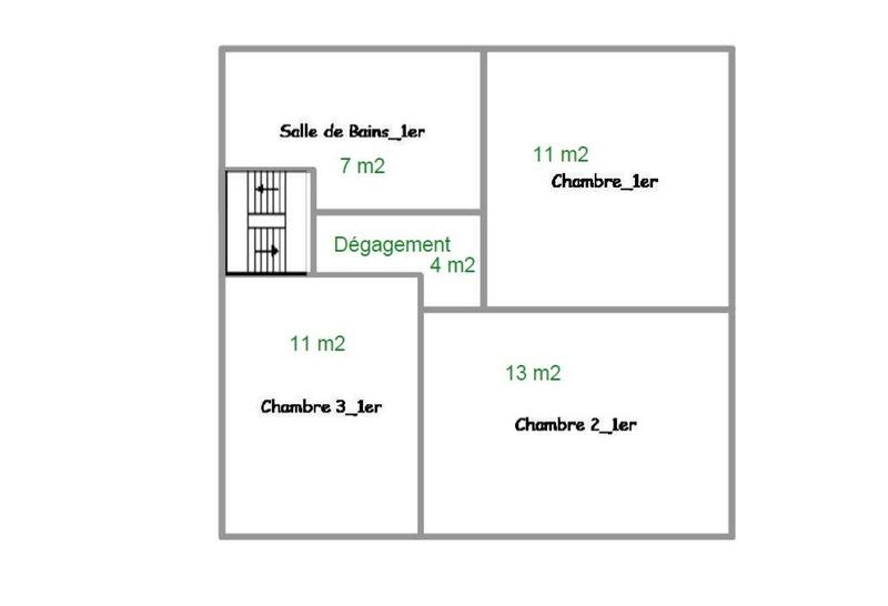 Maison - 104 m² - 4 pièces