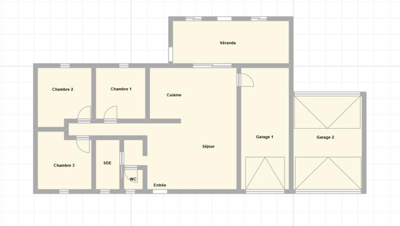 Pavillon - 100 m² - 5 pièces