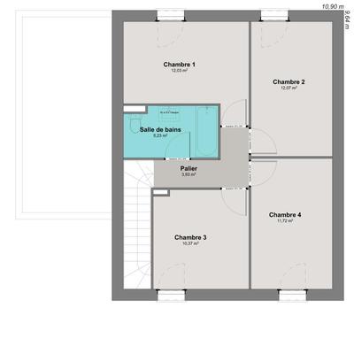 Maison - 113 m² - 6 pièces