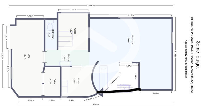 Immeuble - 65 m² - 7 pièces