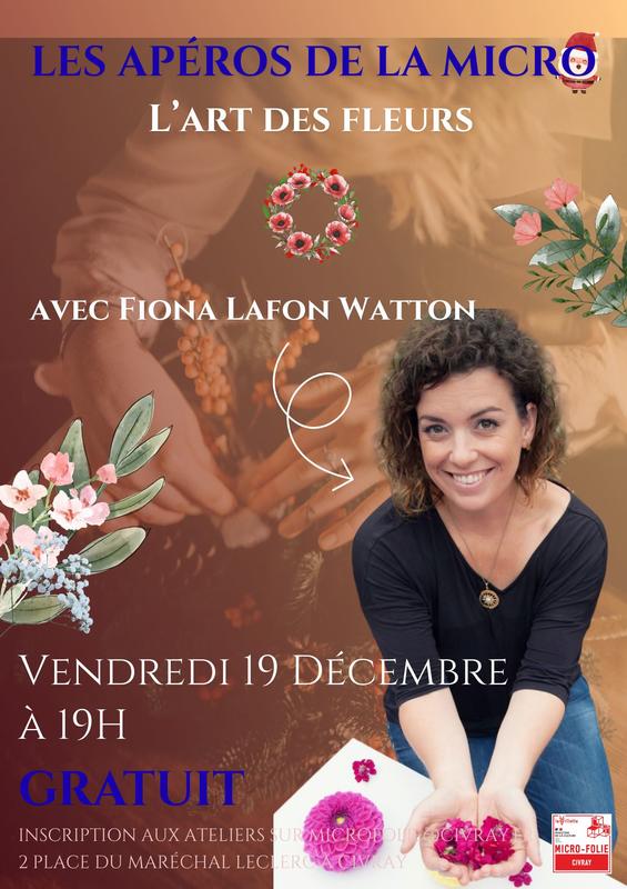 Les Apéros de la Micro : l'art des fleurs avec Fiona Watton