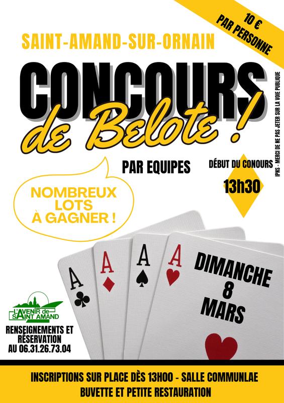 Concours de belote
