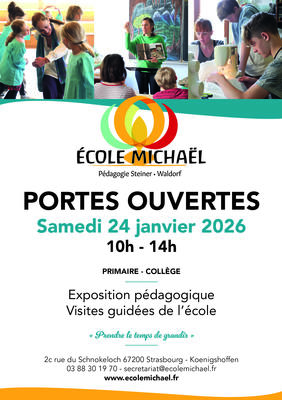 Portes Ouvertes Ecole Michaël - Pédagogie Steiner Waldorf