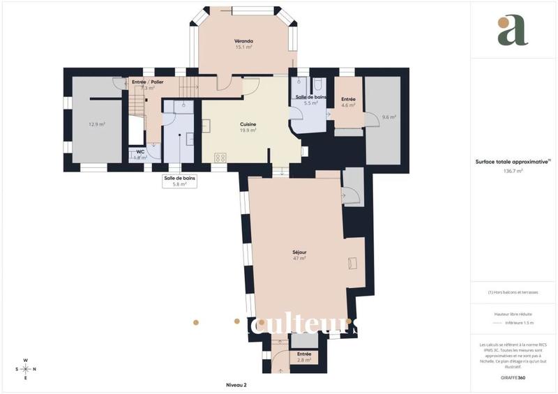 Maison ancienne - 223 m² - 7 pièces