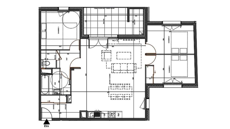 Appartement - 88 m² - 4 pièces