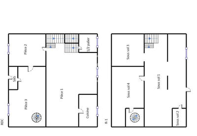 Maison - 230 m² - 9 pièces