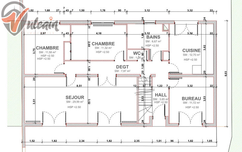 Maison - 155 m² - 6 pièces