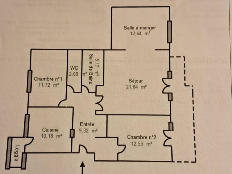 Appartement - 83 m² - 4 pièces
