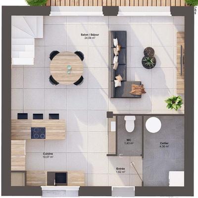 Maison - 81 m² - 5 pièces