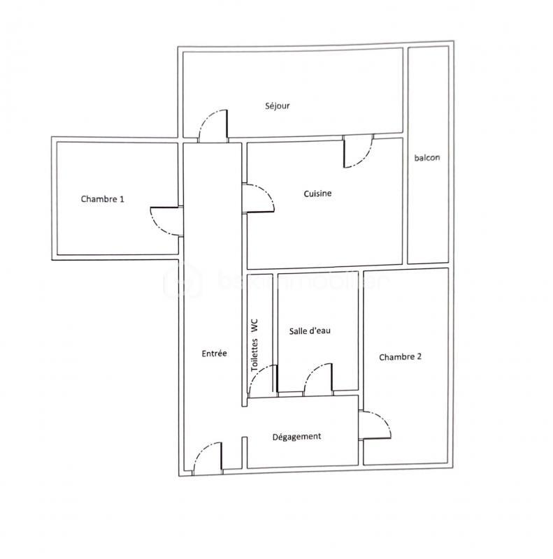 Appartement - 70 m² - 3 pièces
