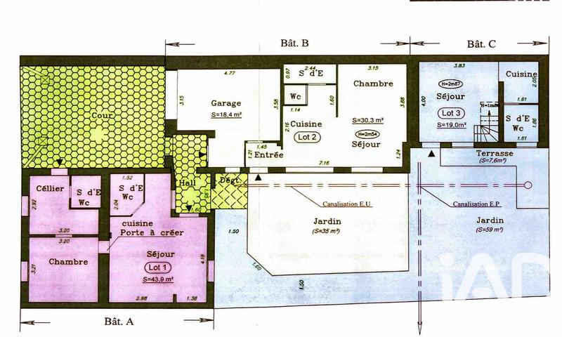 Maison - 34 m² - 2 pièces