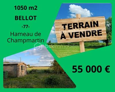 Terrain - 1 050 m²