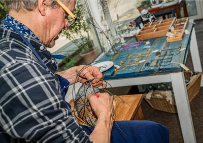 Atelier création en fil de fer