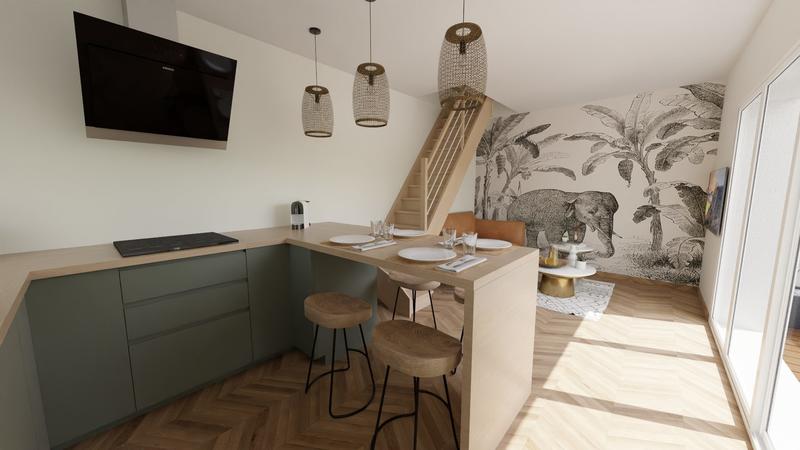 Maison - 45 m² - 3 pièces