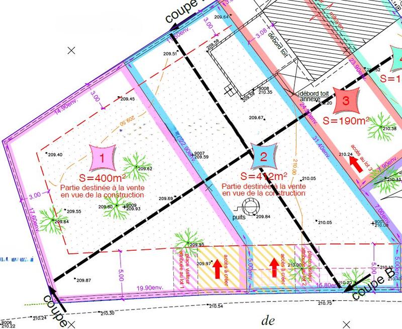 Terrain constructible - 412 m²